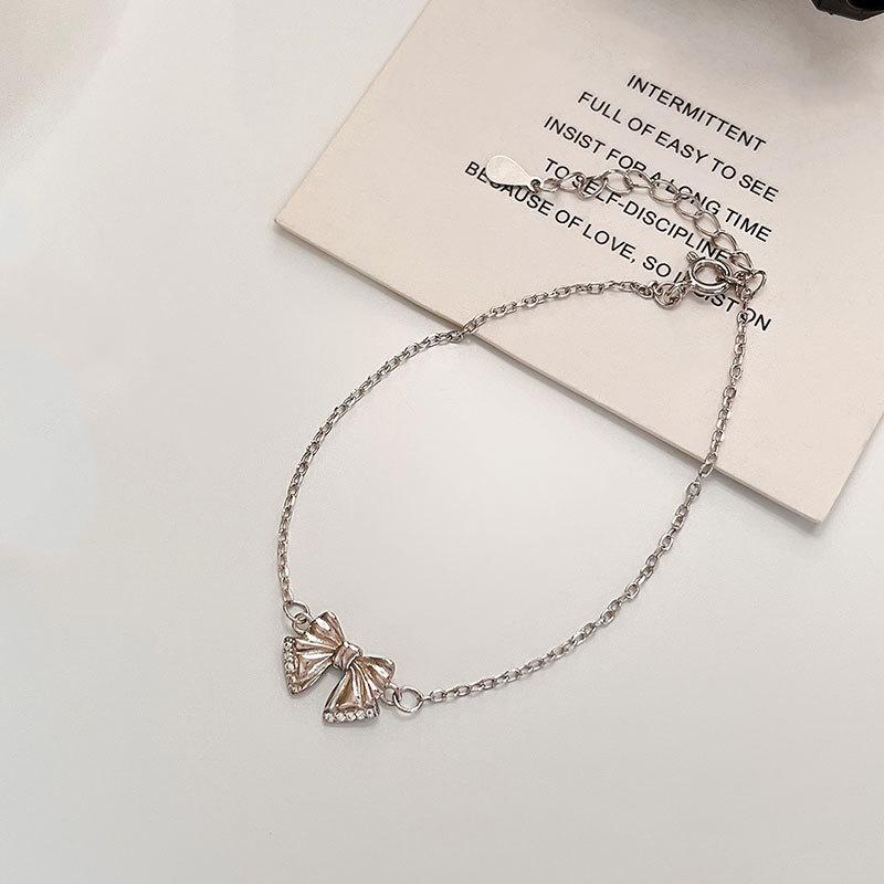 New Year's New Bow Series Earring Necklace Japanese and Korean Ins Style Ring Bracelet Trend