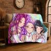 Kpop Rumi Mira Zoey Cartoon Gruppe Flanelldecke Weiche Warme Überwurfdecke für Schlafzimmer Wohnzimmer Bett Reise Geschenk