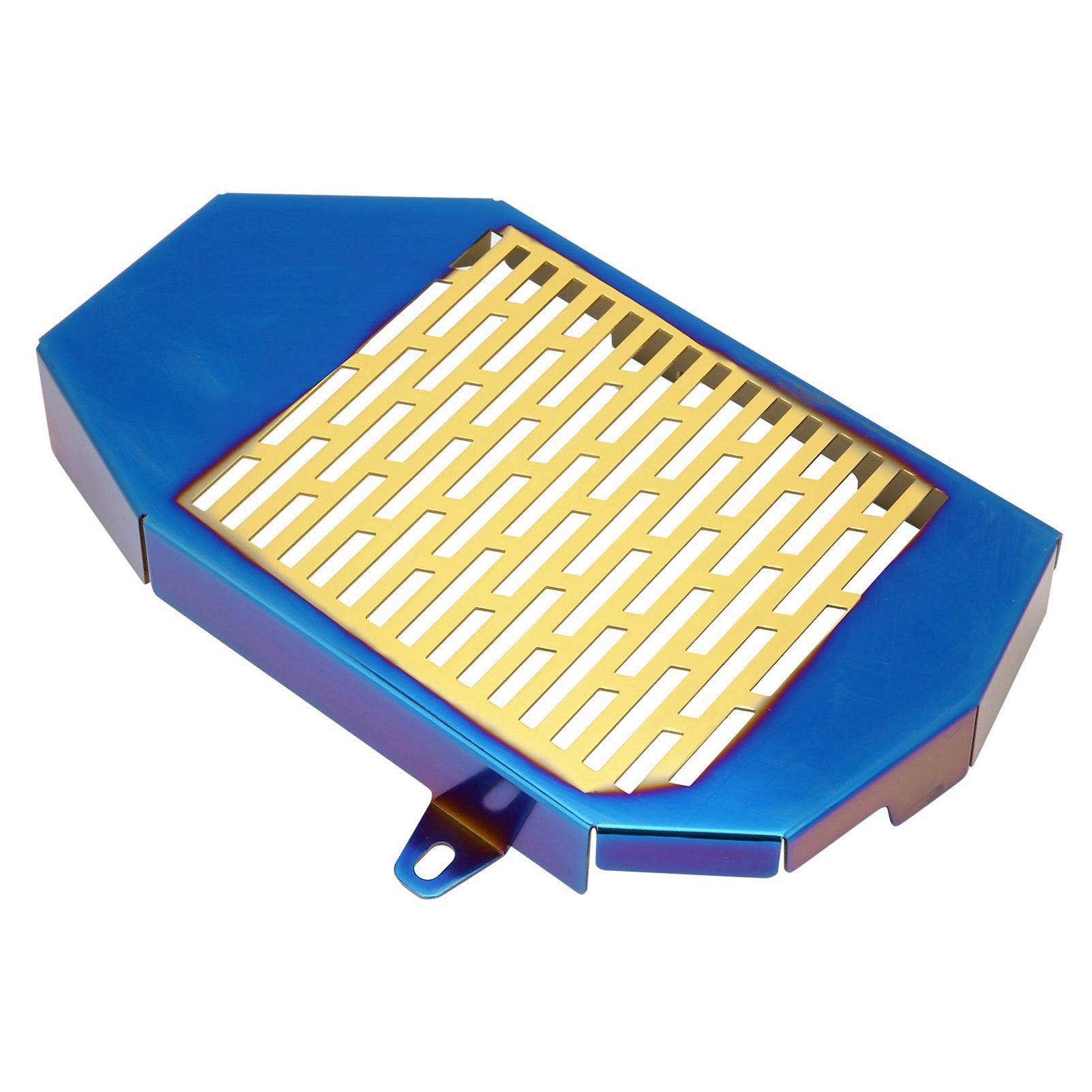 Aluminum Alloy Radiator Grille Guard Cover Protector Fits for Honda ADV150 2019 2020Blue Gold