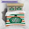 Celtic Football Club Crest Printed Pattern Duvet Cover Set – Includes 1 Duvet Cover and 2 Matching Pillowcases Bedroom Decor Christmas Gifts
