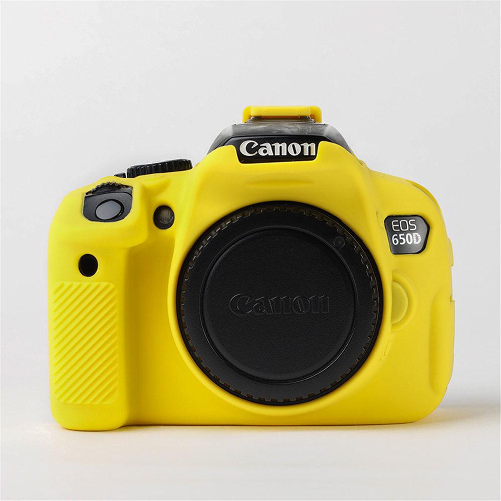 Soft Silicone Armor Camera Body Case For Canon EOS 600D 650D 700D Shockproof Rubber Cover