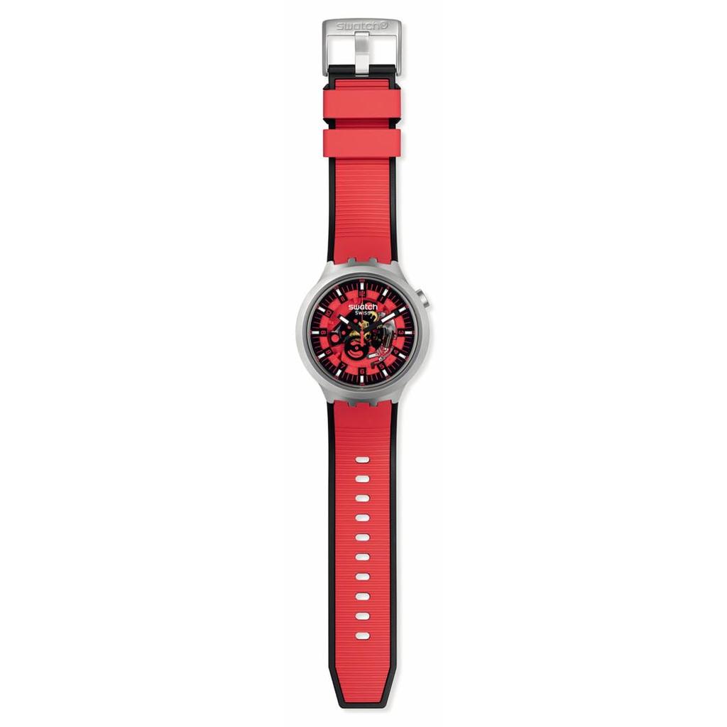 RED JUICY Big Bold Irony Watch SB07S110 [Swatch]