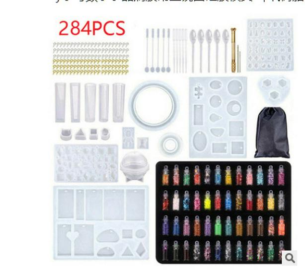 DIY Epoxy Resin Crystal Letter Silicone Set for Key Pendant Crafting