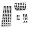 Set de 4 Bucăți Capac de Pedală de Înlocuire pentru Vito W639 W447 2011 2018 Mașină Set de Pad-uri pentru Pedală Antiderapante pentru Accelerator, Frână și Zona de Odihnă
