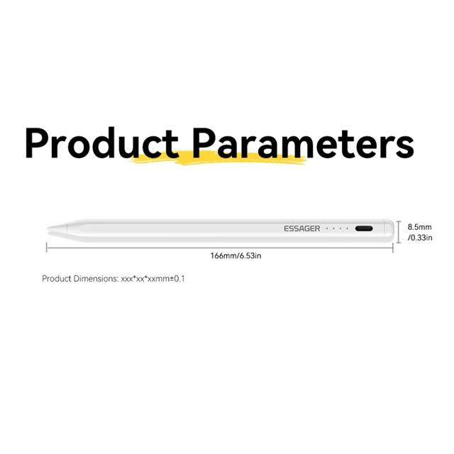 Essager Magnetischer Eingabestift für iPad Apple Pencil USB Tpye C Aufladen für iPad Pencil Zubehör