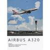 Airbus A320 A380 A350 A319 Aviation Aircraft Posters and Prints Canvas Painting Wall Art Picture for Living Room Home ation