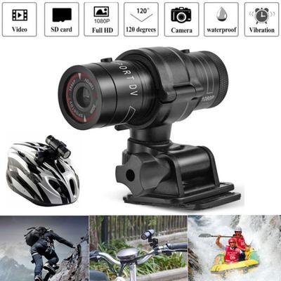 Helma Action DVR Video Cam,F9 kamera HD Horské kolo Motocykl Helma Sportovní akční kamera Video DV Videokamera HD 1080p Auto Videorekordér