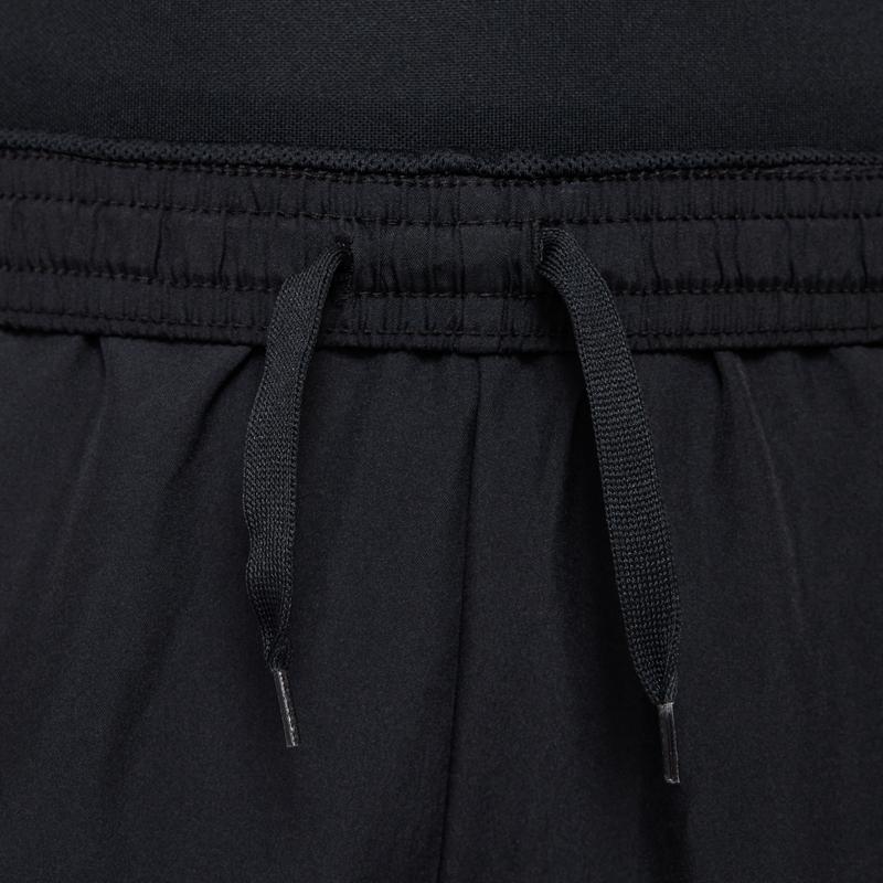 Nike Dri-Fit Einfarbiges Logo Elastischer Bund Tapered Strick Sporthose Kinder Unterteile Schwarz DX5486-010
