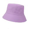 Solid color classic wide-brimmed bucket hat men's sunshade sunscreen windproof basin hat versatile ins face hat