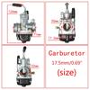 High-performance Motorcycle Carburetor Motorbike Carb Compact-size  fitting for PHBG17.5mm 19.5mm 21mm 4T R2585