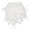 100pcs Poultry Leg Bands Disposable Poultry Leg Ties with Tag Covers for Chicken Duck Goose Pigeons