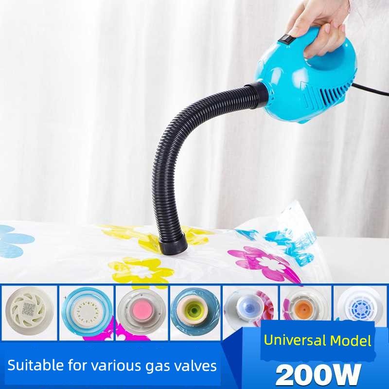 Vacuum Storage Bag Electric Air Pump Compression Bag Swimming Pool Air Mattress Inflator Household Electric Pump Mini