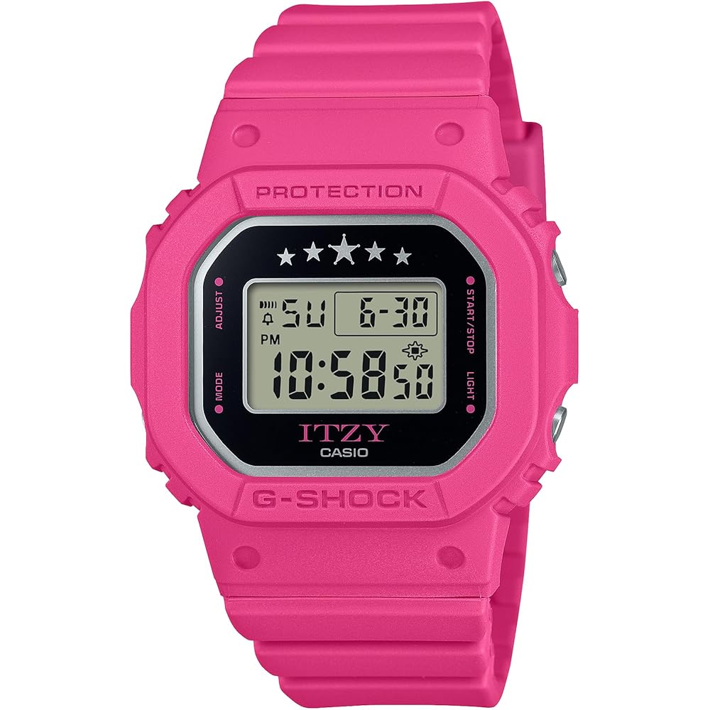 Casio G-Shock ITZY Collaboration Mid-Size Watch Eco-Friendly Material Women s GMD-S5610IT-4AJR Fuchsia Pink