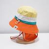 Girls Summer Thin Foldable Sun Hat With Neck Flap UV Protection Fisherman Cap For Kids Outdoor Beach Shade