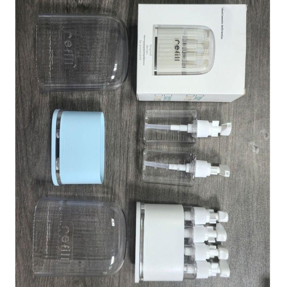 4 In 1 Toiletry Bottles Set Empty Split Bottle Set Refillable Refillable Containers  For Vacation
