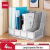Deli 4-Compartment Mesh Desktop File Organizer