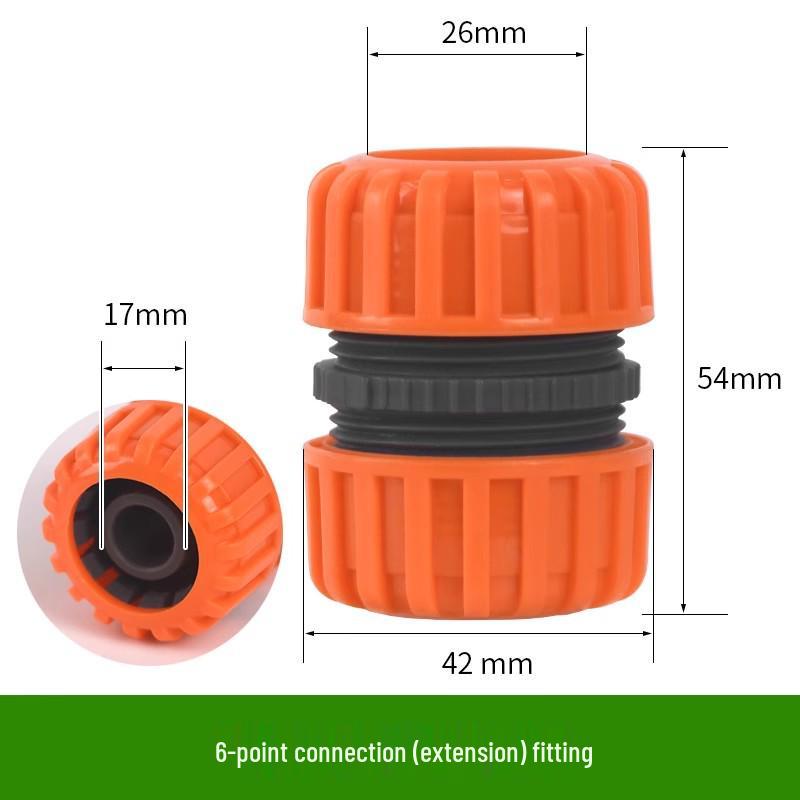 4-Punkt Schnellkupplungs-Gartenschlauch-Wasserverbinder und Düsenset