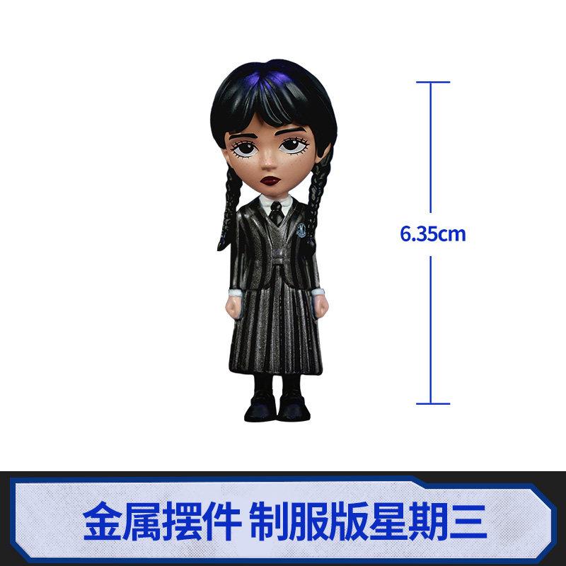

Jada 2.5 дюйма Metalfigs Литой Уэнсдей Аддамс Энид Синклер Вещь Подарки Модель Игрушка Фигурки Аниме Коллекционирование Украшения