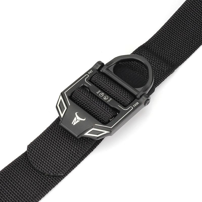 TUSHI Cobra Belt Quick-release Nylon Outdoor 125cm чёрный