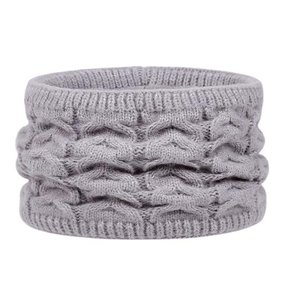 3Pcs/Set Women Winter Hat Scarf Gloves Set Twist Texture Plush Ball Decor Brimless Hat Scarf Touchscreen Glove Set