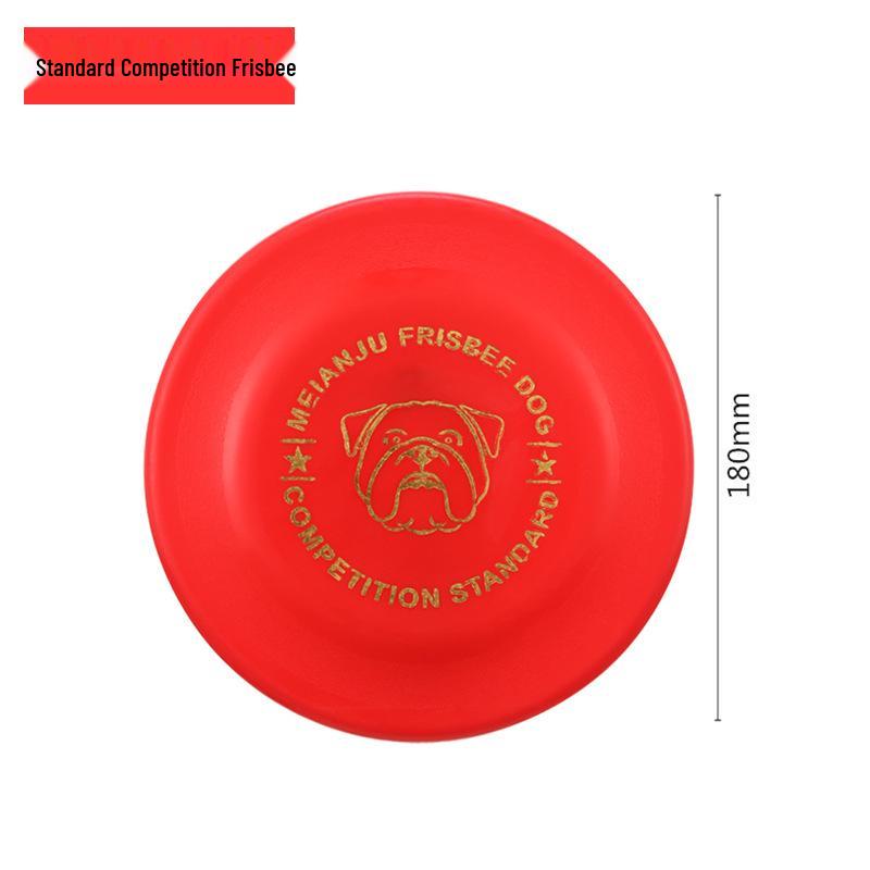 Meianju Bite-Resistant Dog Frisbee - Soft, Floating Training Disc for Pets