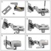 1/5/10Pcs Universal Under Cabinet Cupboard Hinge LED Light for Modern Kitchen Home Lamp Closet Wardr