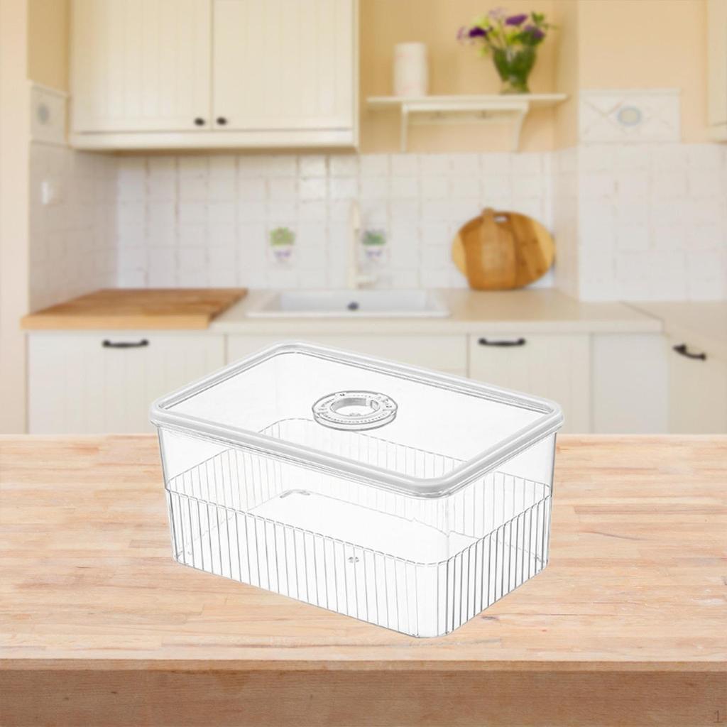 Aufbewahrungsbox Schrank Organizer Mehrzweck Vorratskammer Lebensmittelbehälter Kühlschrank für