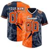 Custom Split Personalized Lightning Pattern Football Jersey Personlized Team name and you name, number V-Neck T-Shirts