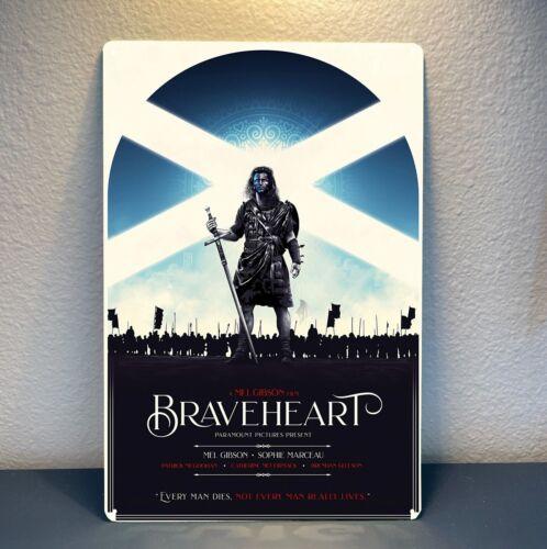 Braveheart Mel Movie Metal Poster Tin Sign xcmaluminum 20x30cm(7.8x11.8inch)