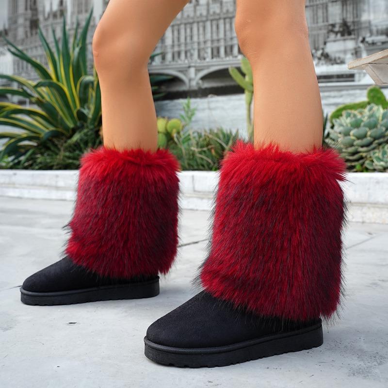Fashion 2025 New Snow Boots Women's Warm Cotton Shoes Low Top Non-Slip Short Fashion