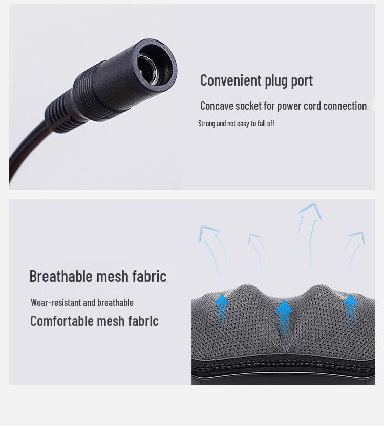 Multifunctional Shoulder & Neck Massager with Heat & Kneading