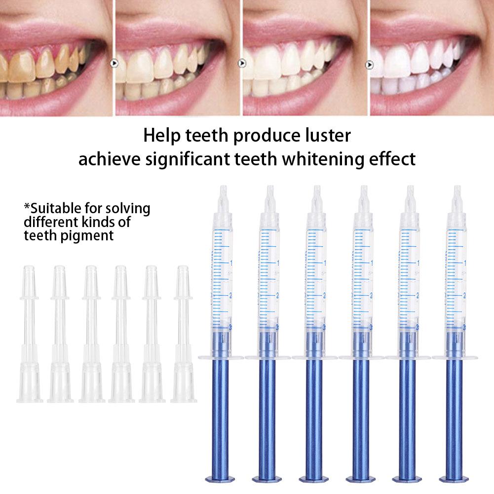 18ml Teeth Whitening Gel Dental Tray LED Cold Light Color Card Dental Teeth Whitening Kit