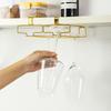 Lightweight Wine Glass Hanging Rack Durable Wine Glass Holder Kitchen Storage Shelf  Kitchen Tools