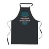 Kitchen Apron - Terrific Maintenance Agent - Black - Breton Print - Durable Cotton
