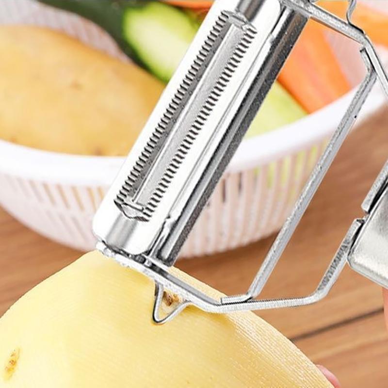 4In1 Peeler Multifunction Grater Julienne Peeler Vegetable Fruit Peeler Stainless Steel Potato Slicer Shredder Kitchen Tool