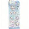 Sanrio Black Beauty Swinging Water Sticker  Children'S Cartoon Cute 3D Quicksand Hand Note Diy Decoration Sticker