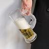 Hercules Beker Matglas met Handvat Glas Grote Capaciteit Transparante Sapbeker Niche Hoge Uitstraling Huis Creatief Bierglas