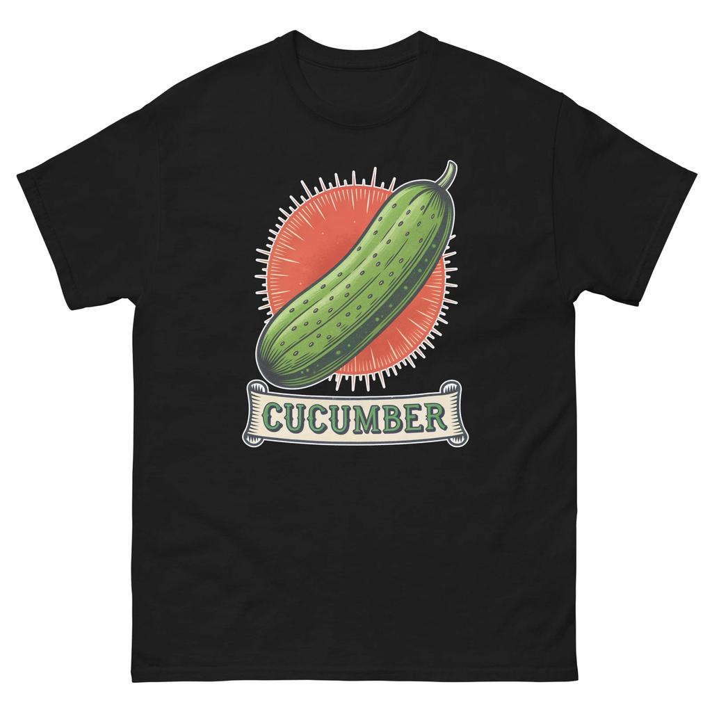 Cucumber Fruits Vegetables Fresh Food Groceries T-Shirt