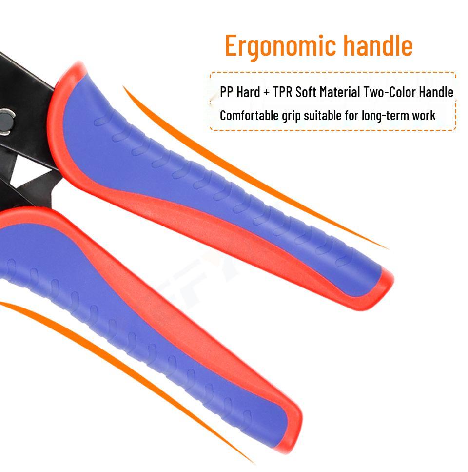 YEFYM U-Shaped Copper Terminal Ratchet Crimping Pliers