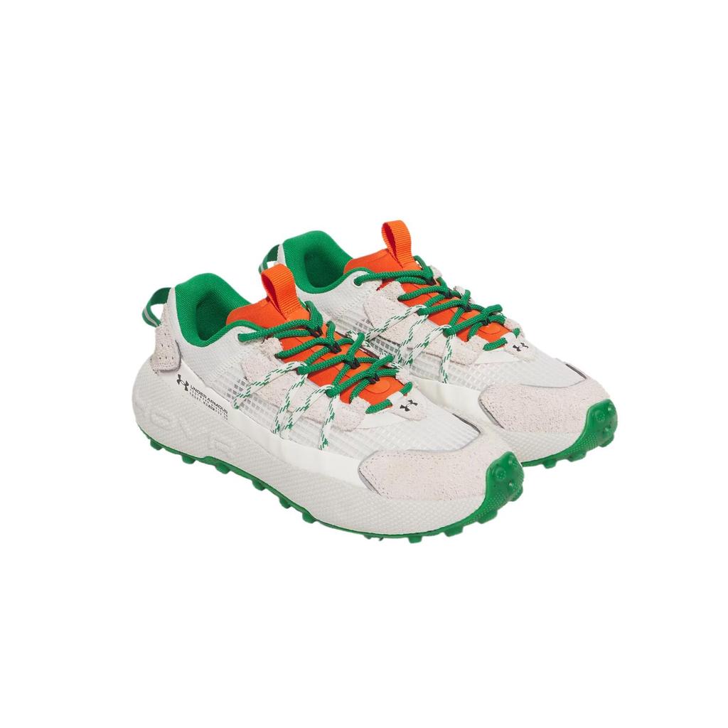 Under Armour Fat Tire Venture Pro White Quartz Team Kelly Green Unisex Sneakers Black 3027212-114