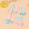 9Pcs/Set Mini Doll Pacifier Baby Tableware Set Play House Supplies Dummy Nipples For Dolls Kids Toy Baby Pacifier Accessories