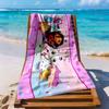 Asciugamano da Spiaggia Gabbys7 Carino Cartone Animato Asciugatura Rapida Morbido Microfibra Confortevole Leggero