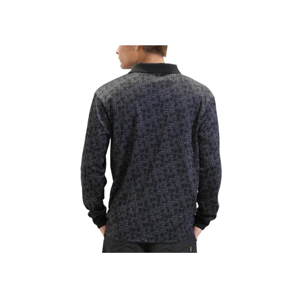 Puma Long Sleeve Printed T-Shirt Men Tops Black 628137-01