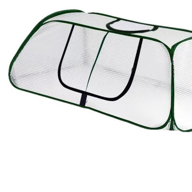 Foldable Plant Sunshade Protector Mesh Cover Against Bird Plant Net Cover Raised Bed with Zipper Door for Protecting Vegetable