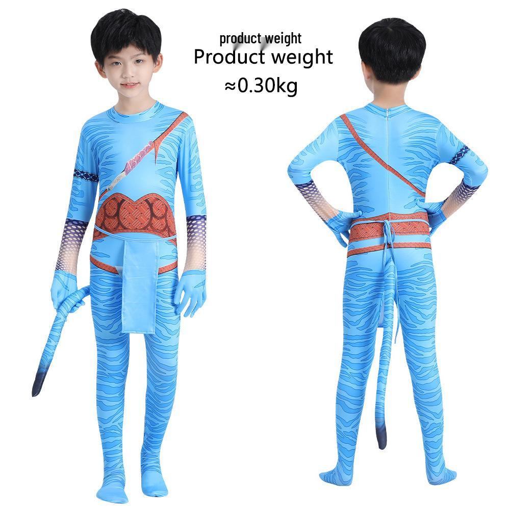 Avatar 2: The Way of Water Cosplay Jumpsuit for Kids & Adults - Role-Playing & Stage Performance Costume
