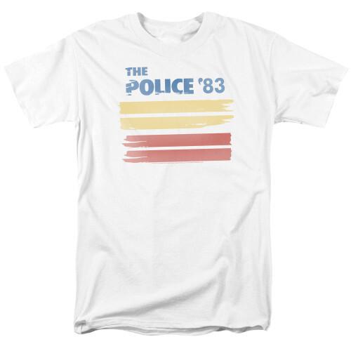The Police 83 SS Adult 181 TShirt White Unisex T-Shirt XXL