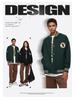 LEE Herren College-Stil Baseballjacke, Trendiger Lockere Passform, Große Größen, 2025 Neuankunft