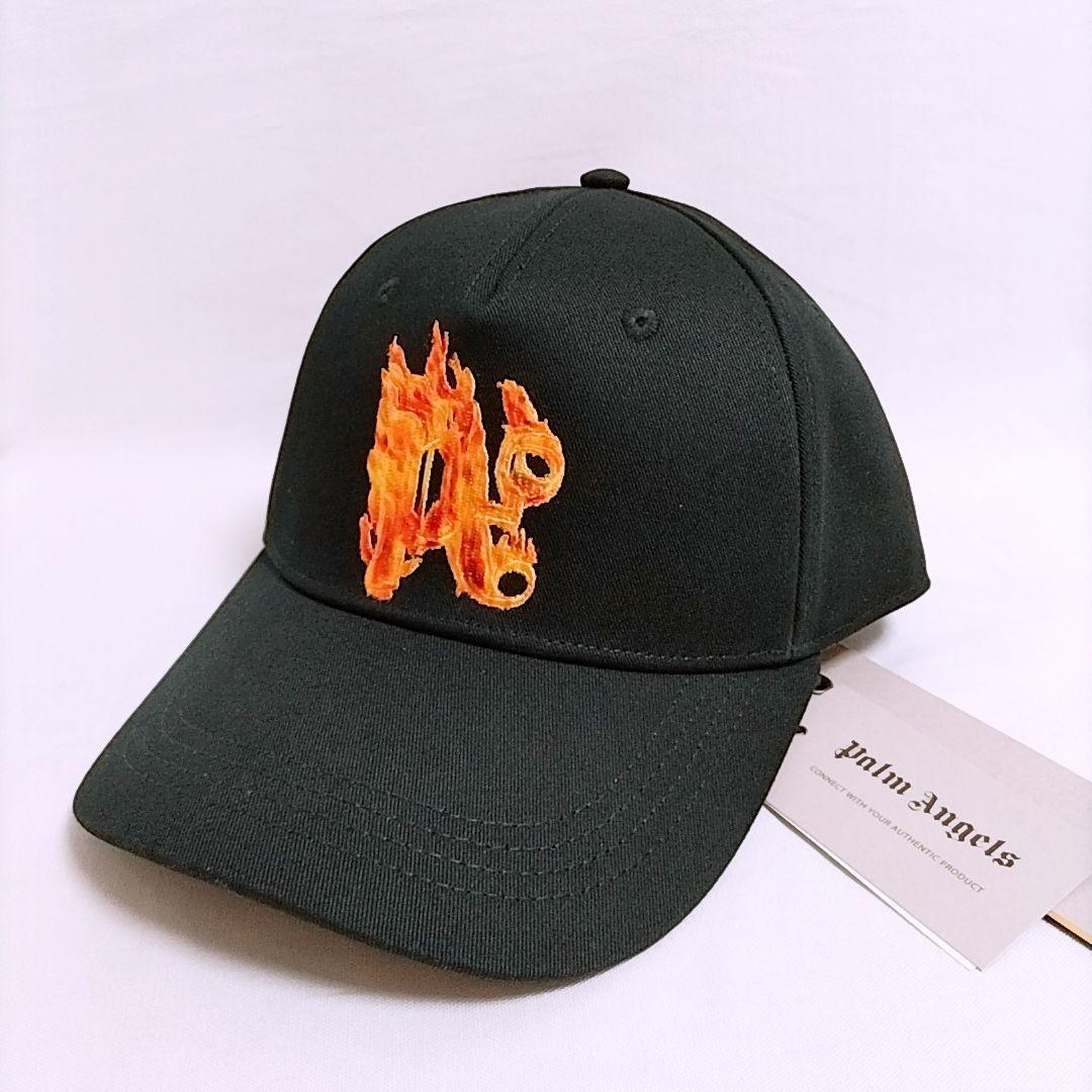 Used [New and unused] Palm Angels Burning Monogram Cap Hat