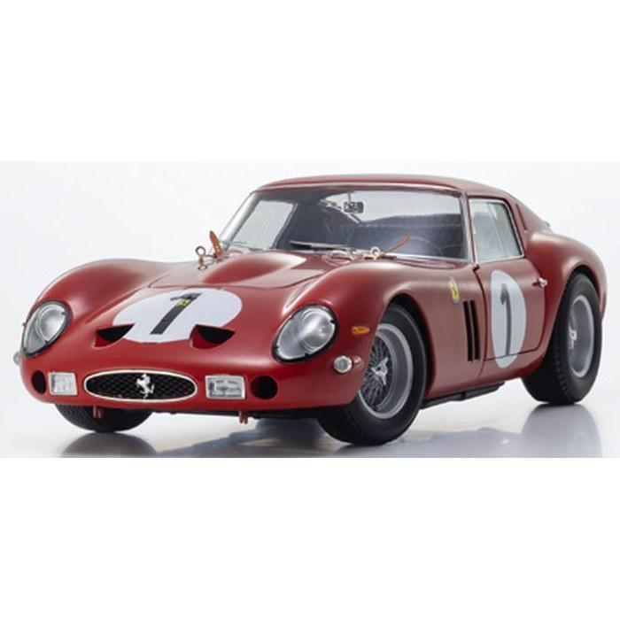 Kyosho 1/18 Ferrari 250 GTO Paris 1000km Montlhery 3987GT 1962 #1 (rot) KS08438G
