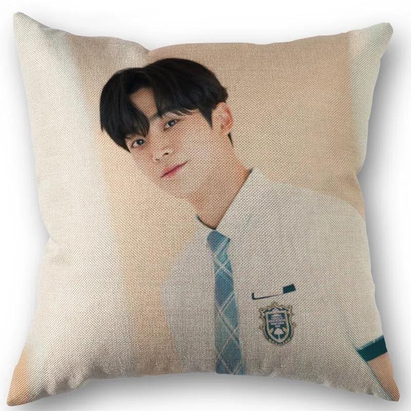 45X45cm Pillow Cover SF9 Rowoon Square Zipper Cotton Linen Pillow Cases Bedroom Home Wedding Decorative Pillowcase 0913